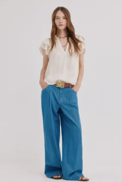 Cleo. Blusa fluída