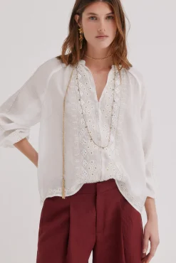 Constance. Blusa manga larga