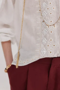 Constance. Blusa manga larga