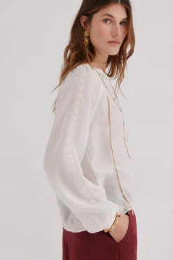 Constance. Blusa manga larga