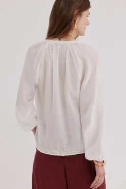 Constance. Blusa manga larga