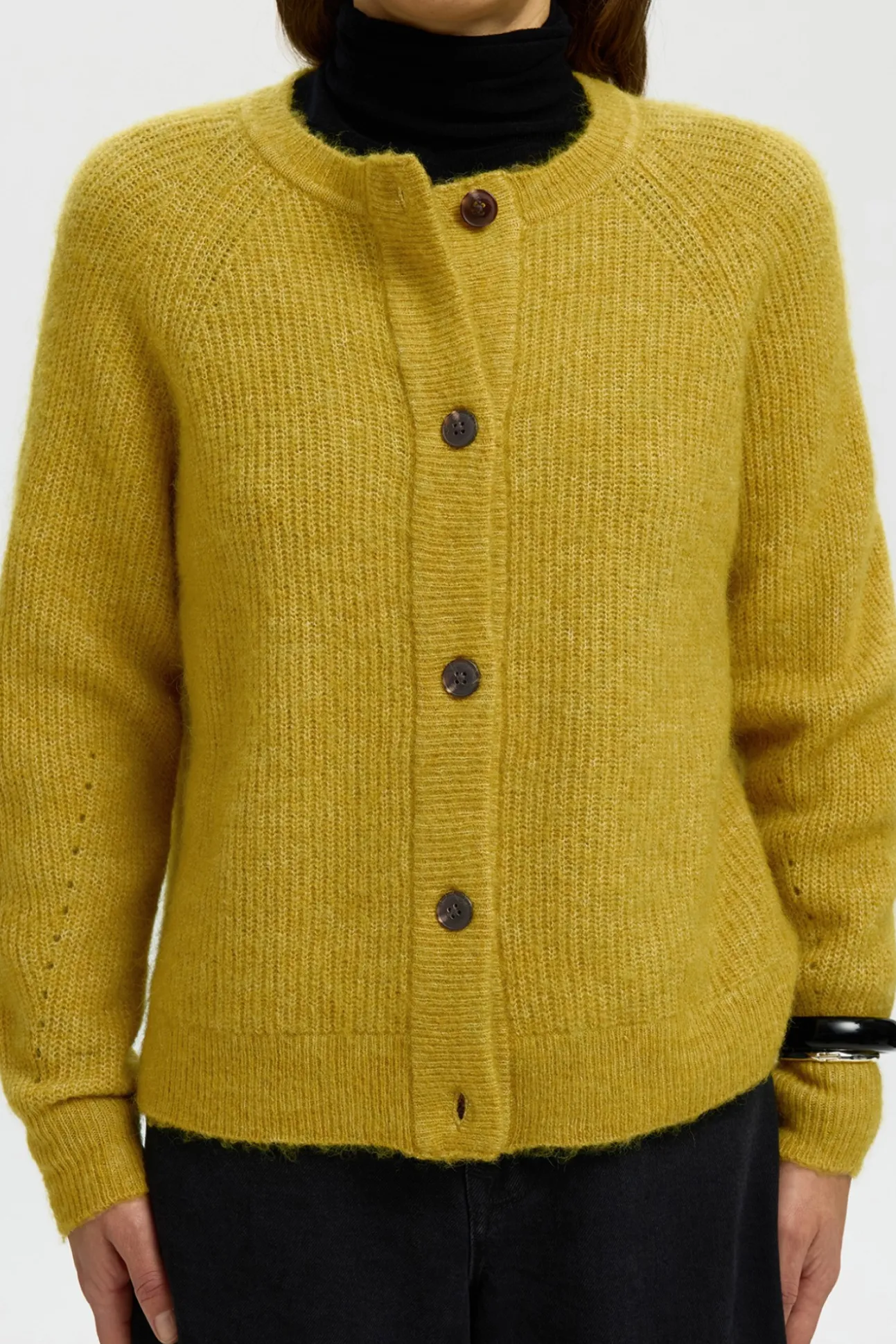Cárdigan lana y alpaca