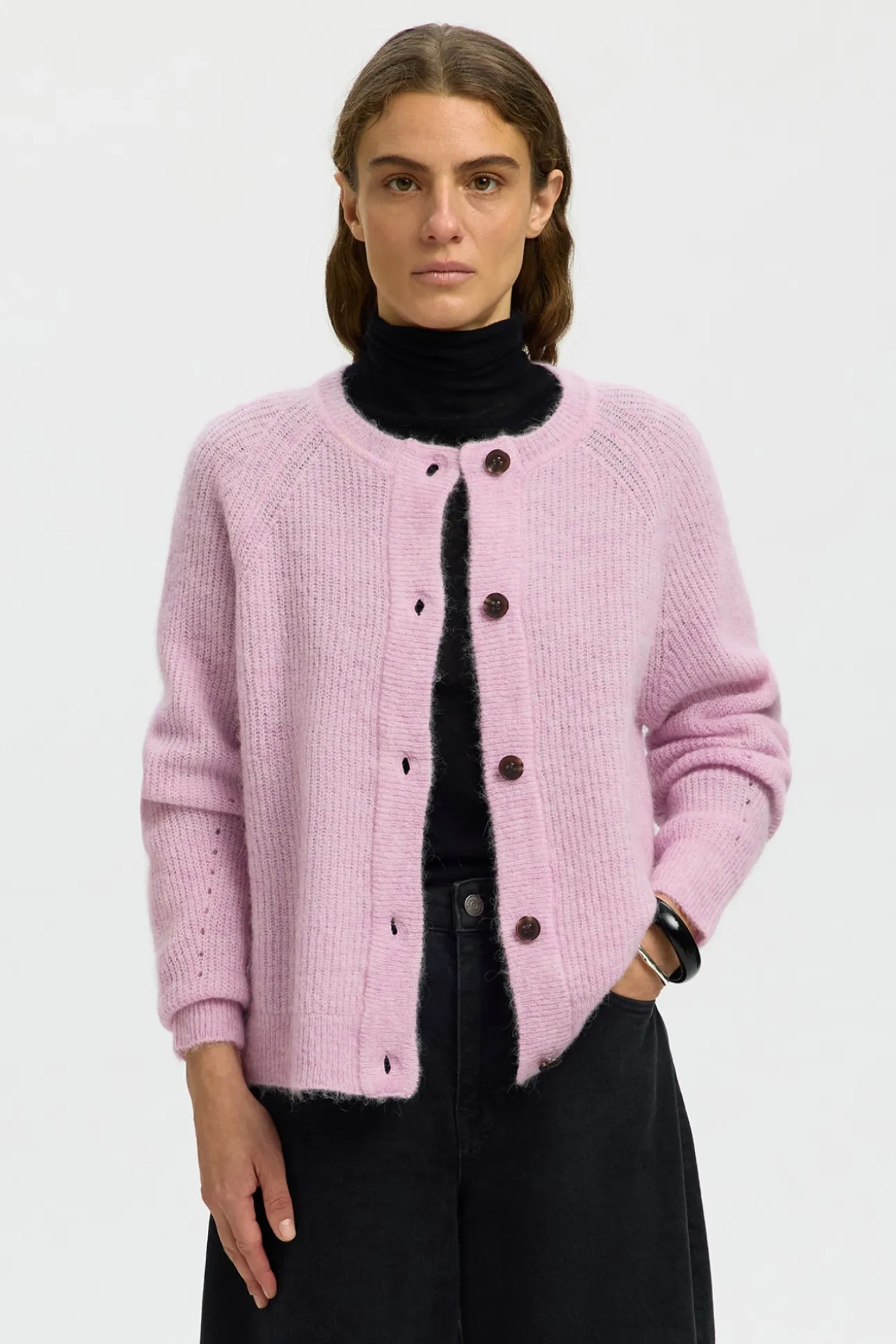 Cárdigan lana y alpaca