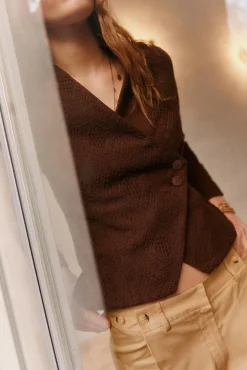 Edna. Chaqueta tejido jacquard