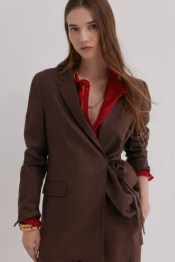Elaine. Blazer cuello solapa