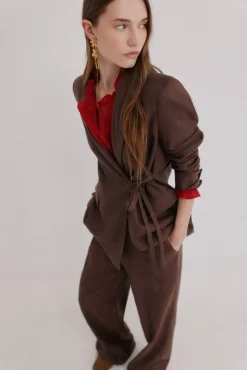 Elaine. Blazer cuello solapa