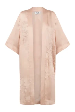 Elora. Kimono fluído satinado