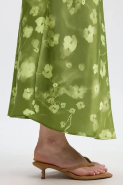 Falda larga estampada