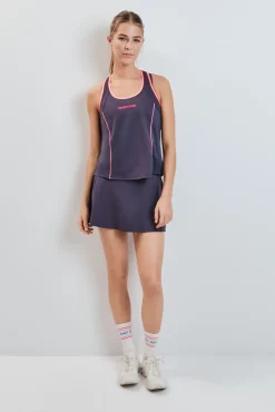 Falda malla interior gris