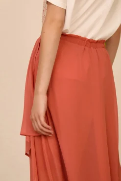 Falda-pantalón de gasa