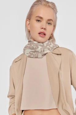 Foulard Kaos en color piedra