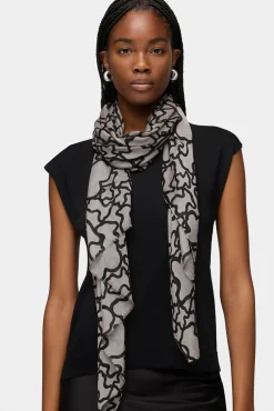 Foulard Kaos en color piedra
