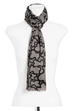 Foulard Kaos en color piedra