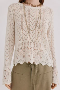 Ivy. Jersey calado