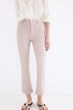 Jeans flare cropped