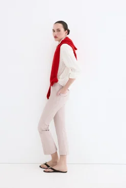 Jeans flare cropped