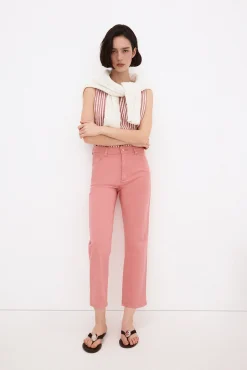 Jeans straight capri basic
