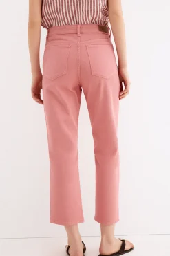 Jeans straight capri basic