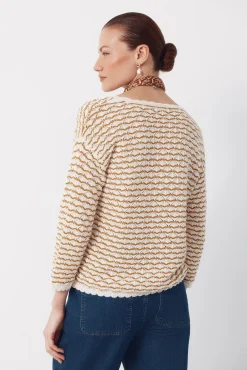 Jersey calados botones
