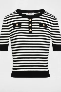 Jersey de rayas manga corta