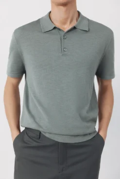 Jersey polo manga corta algodón