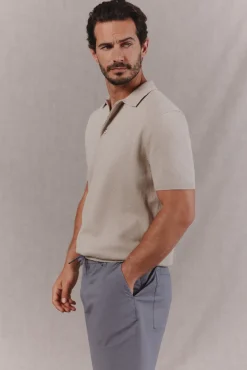 Jersey polo manga corta torzal