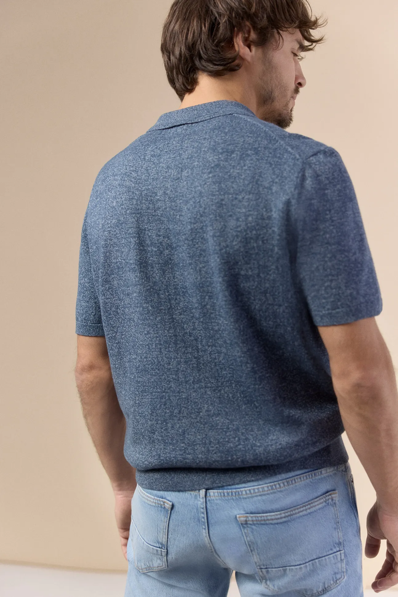 Jersey polo manga corta torzal