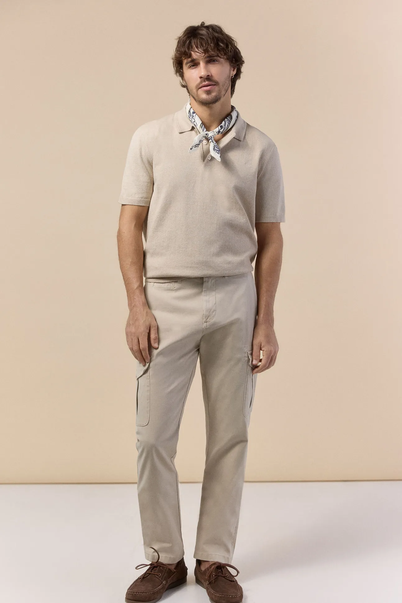 Jersey polo manga corta torzal
