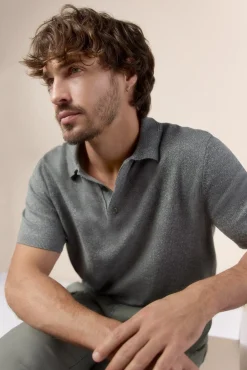 Jersey polo manga corta torzal