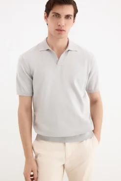 Jersey polo premium manga corta algodón