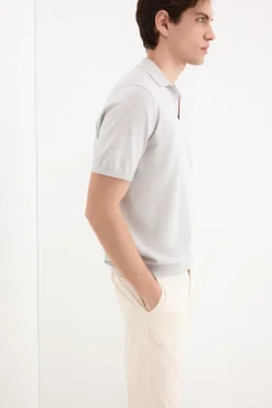 Jersey polo premium manga corta algodón