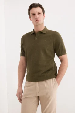 Jersey polo premium manga corta rayas