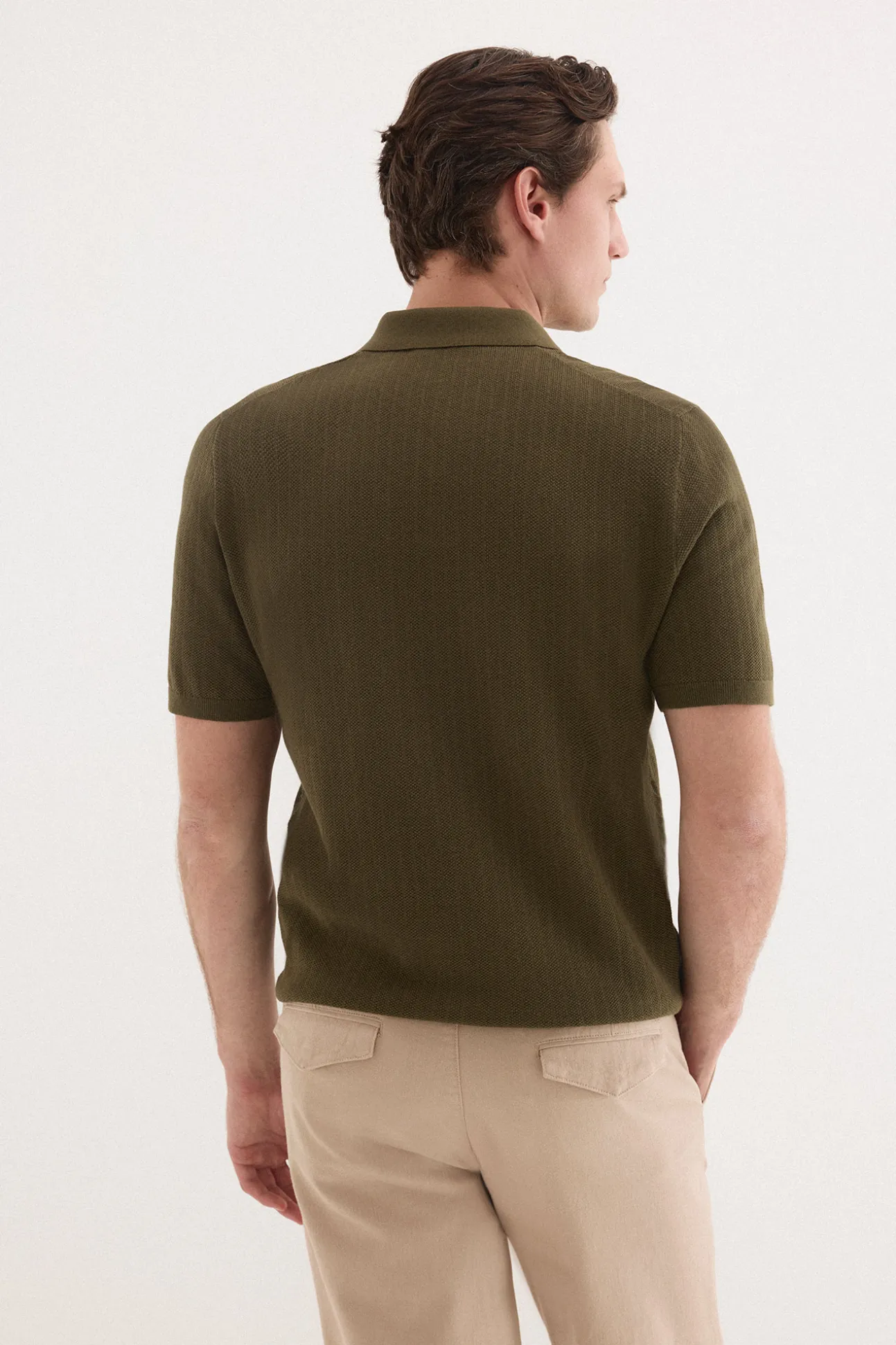 Jersey polo premium manga corta rayas