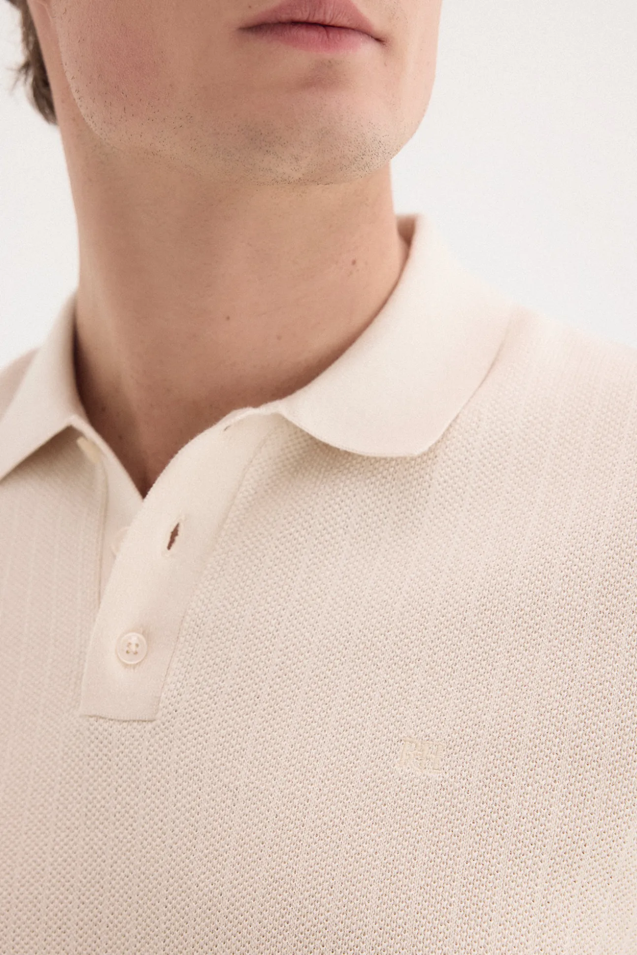 Jersey polo premium manga corta rayas