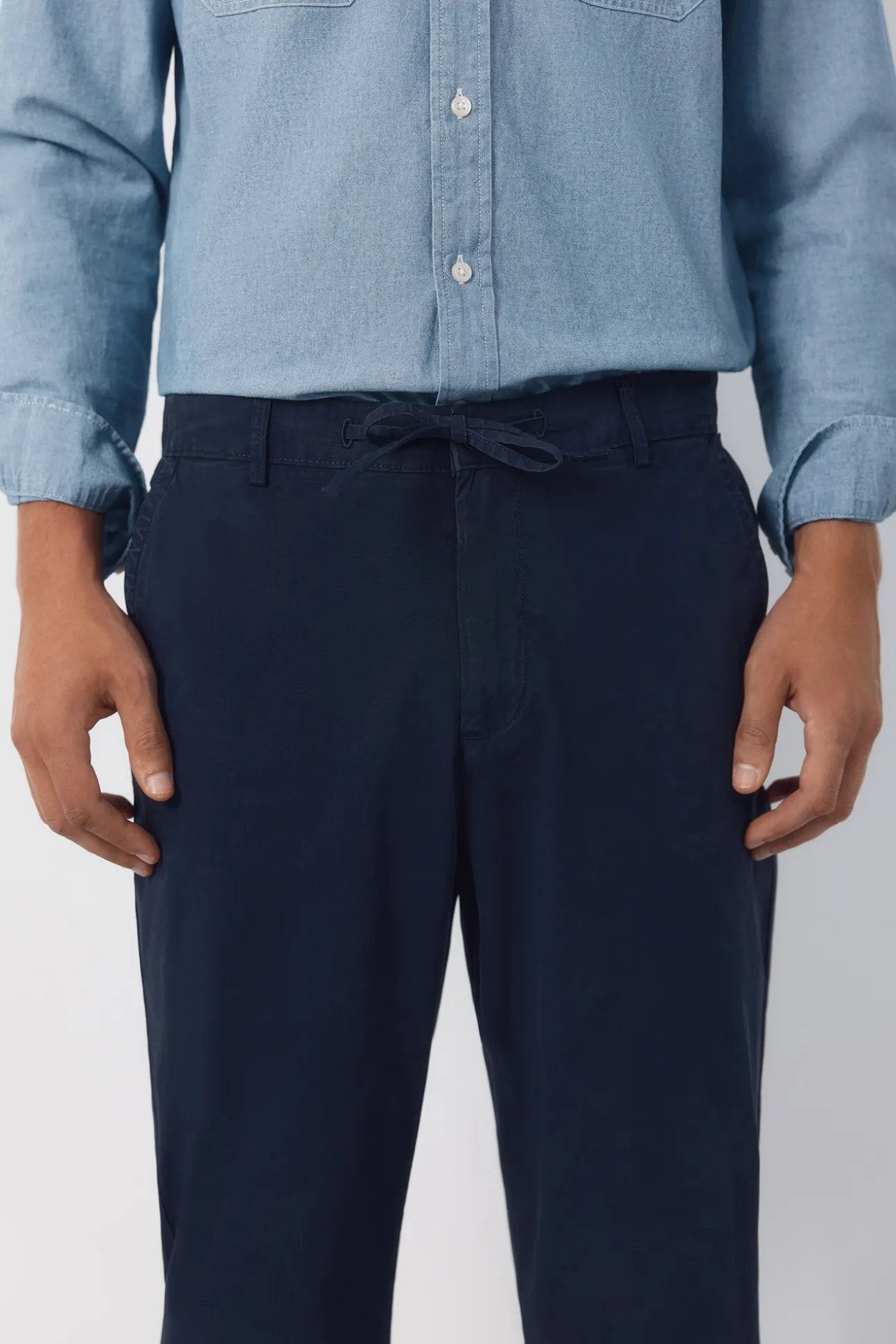 Jogger popelin con gomas regular