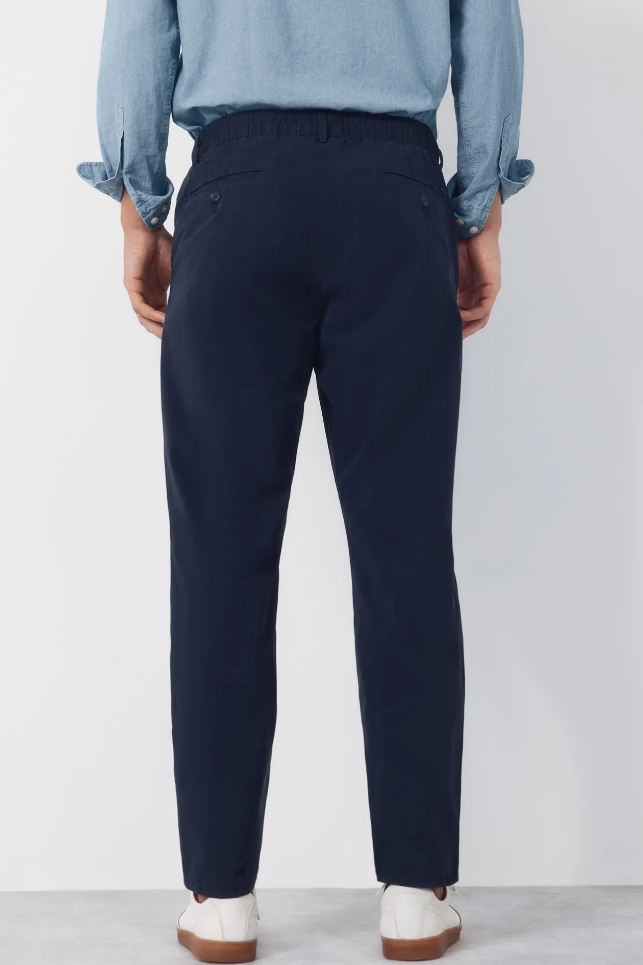 Jogger popelin con gomas regular