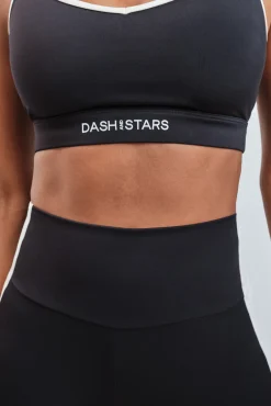 Leggings ciclista 4D STRETCH contraste negro