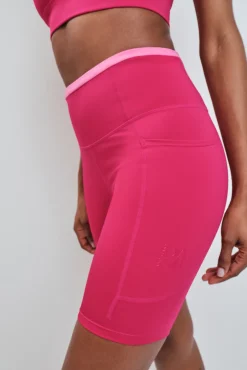 Leggings ciclista rosa 4D STRETCH