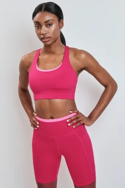Leggings ciclista rosa 4D STRETCH