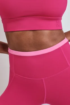Leggings ciclista rosa 4D STRETCH