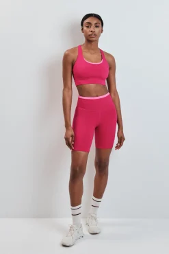 Leggings ciclista rosa 4D STRETCH