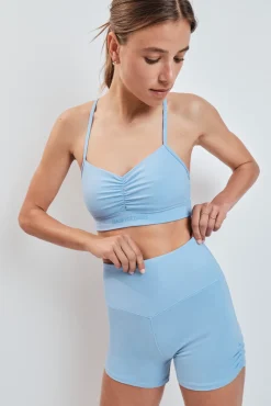 Leggings crop azul SOFT MOVE