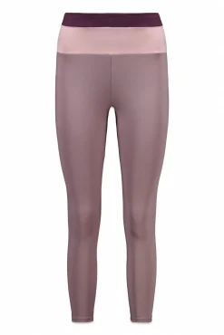 Leggings crop 4D STRETCH color block rosa