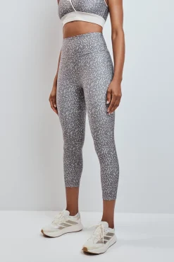 Leggings crop 4D STRETCH estampado manchas marrón