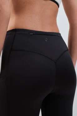 Leggings crop 4D STRETCH negro