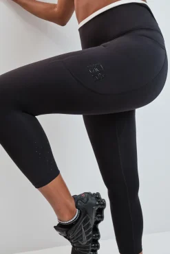Leggings crop negro 4D STRETCH