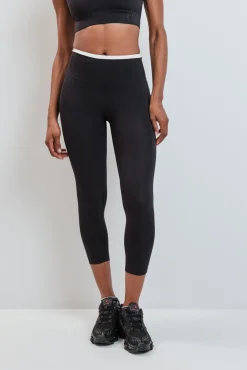Leggings crop negro 4D STRETCH