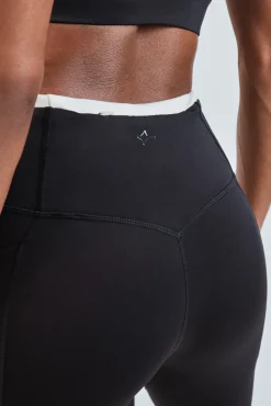 Leggings crop negro 4D STRETCH