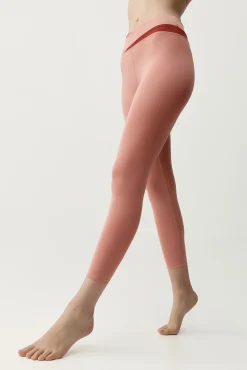 Leggings deportivos Kate coral/rojo