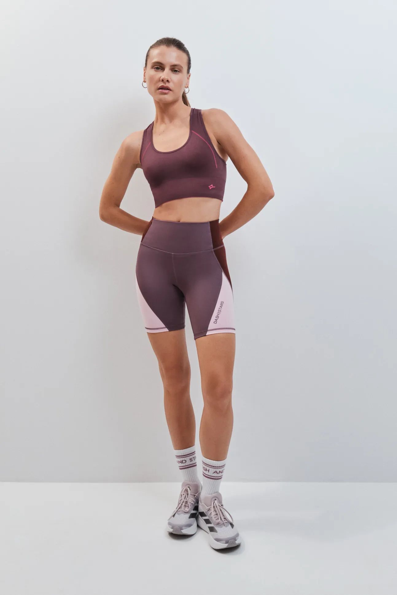 Leggings 4D STRETCH ciclista granate